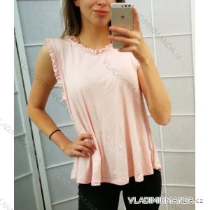 Tielko blúzka bez prstencovú dámske (uni s / m) Taliansko MÓDA IM919524