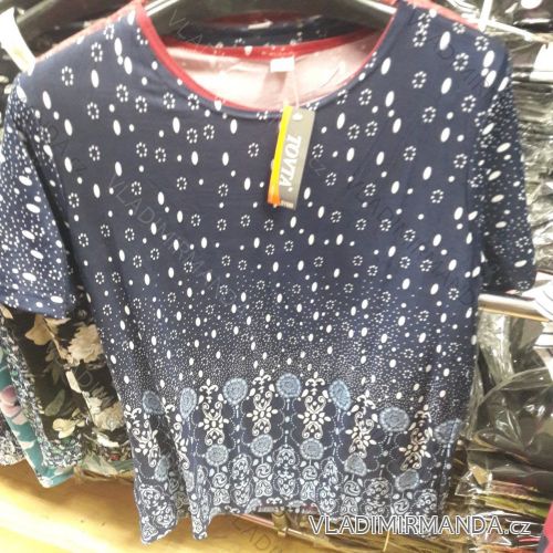 Tunika tričko krátky rukáv dámska (L-3XL) TOVTA SY686
