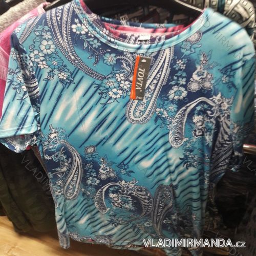 Tunika tričko krátky rukáv dámska (L-3XL) TOVTA SY633