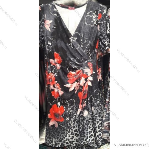 Šaty letné dámske nadrozmerné (40-48) Poľsko MODA PM219023