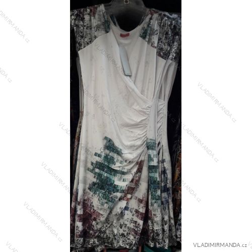 Šaty letné dámske nadrozmerné (40-48) Poľsko MODA PM219025