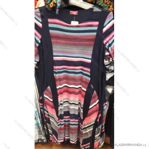 Šaty letné dámske nadrozmerné (40-48) Poľsko MODA PM219029