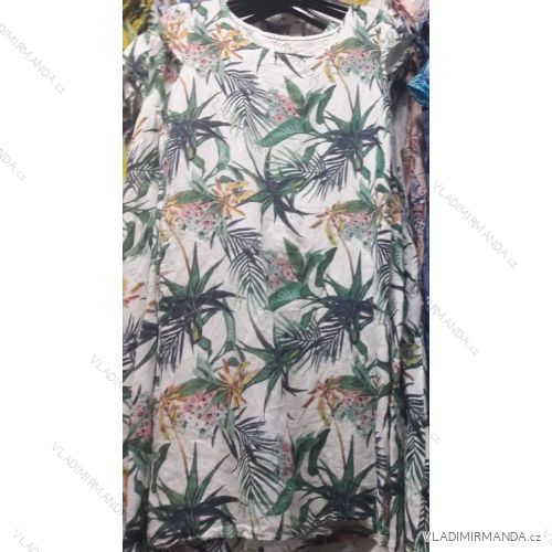 Šaty letné krátky rukáv dámske (s-xl) TALIANSKÁ MÓDA IM919584