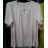 Tričko tunika krátky rukáv dámske (M-3XL) POĽSKÁ MÓDA PM119153
