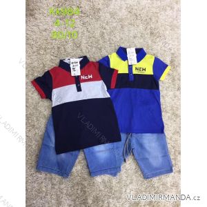 Súprava letné tričko krátky rukáv a rifľové kraťasy detská dorast chlapčenská (4-12 rokov) SAD SAD19KK984
