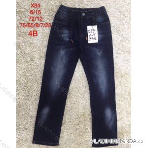 Rifle jeans slabé dorast dievčenské (6-16 rokov) SAD SAD19X84