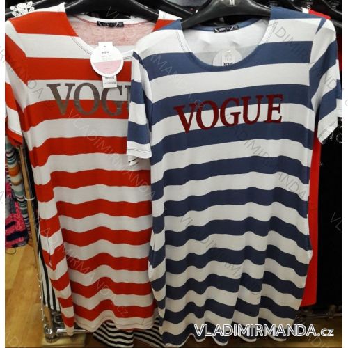 Women's Short Sleeve Striped Summer Dress (m-2xl) Benter 16305