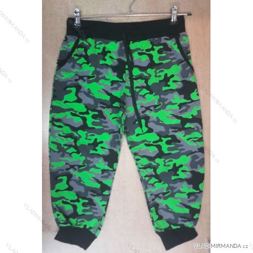 Sweatpants 3/4 short summer shorts women's camouflage (M-XL) POLISH FASHION TM819770
