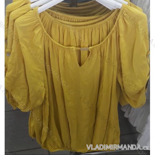 Tunika halenka krátký rukáv dámská (uni xl-3xl) ITALSKá MóDA IM719689