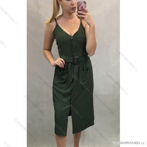 Langärmliges Kleid für Damen (uni s / m) ITALIAN Fashion IM9184243