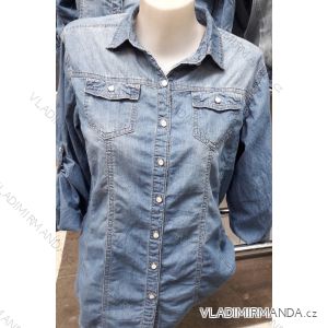 Košile riflová dámská (l-4xl) MOON GIRL SUN219YD966