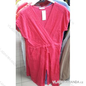 Overal letní lněný dámský (2xl) ITALSKÁ MÓDA IM819107