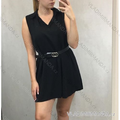 Šaty/košile letní bez rukávů dámské (uni s/m) ITALSKá MóDA IM1419009