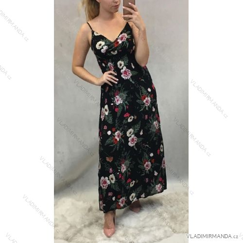Šaty dlouhé letní dámské  (uni m/l) ITALSKá MóDA IM7198100-2