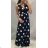 Langes Sommer Damen Kleid (uni sm) ITALIENISCHER MODUS IM919542