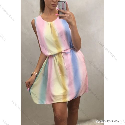 Šaty krátké barevné dámské (uni s/m) ITALSKá MóDA IM919709