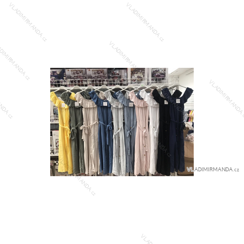 Langes Sommerkleid Damen (uni sl) ITALIENISCH MODA IM15190207Y04