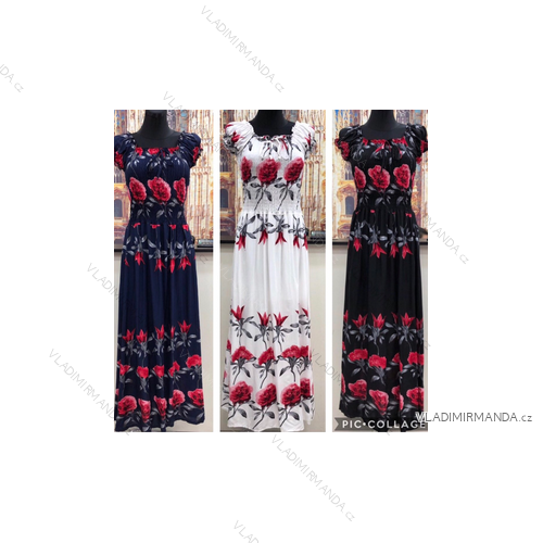 Langes Sommerkleid Damen (uni sl) ITALIENISCH MODA IM1519907Y49
