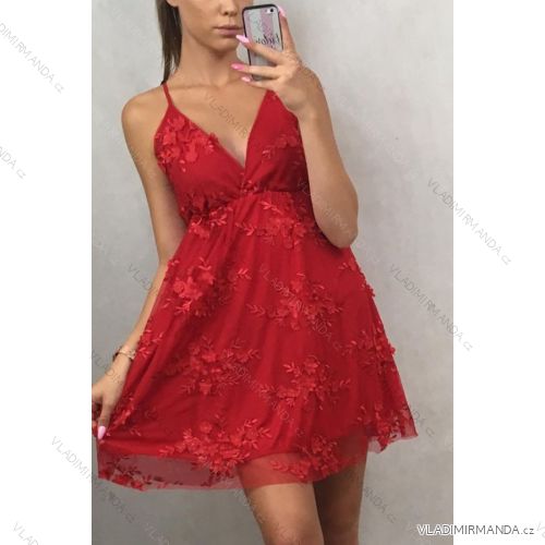 Elegantes kurzes Damenkleid auf Kleiderbügeln (uni s / m) ITALIAN MODA IM9195900