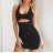Women's wide hangers dress with ribbon (s-xl) AFASHION AF19171
