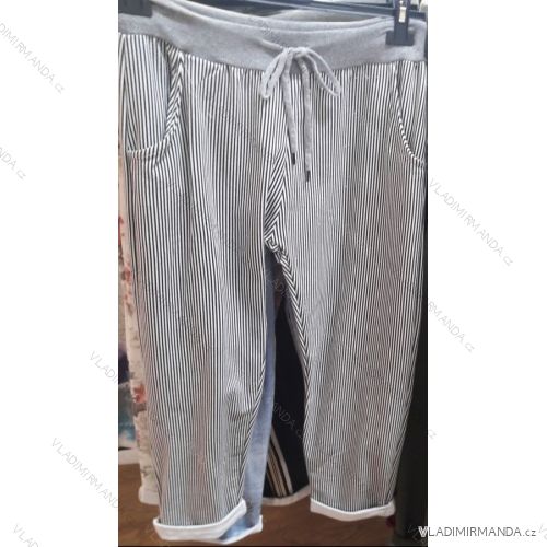 Ladies striped tracksuit oversized (uni xl-xxl) ITALIAN MODE IM1219071