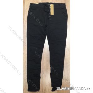 Kalhoty dlouhé dámské nadrozměrné (xl-5xl) POP SEVEN MA119T615L-1