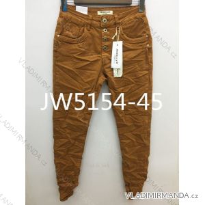 Kalhoty plátěné dámské (xs-xl) JEWELLY LEXXURY LEX19JW5154-45