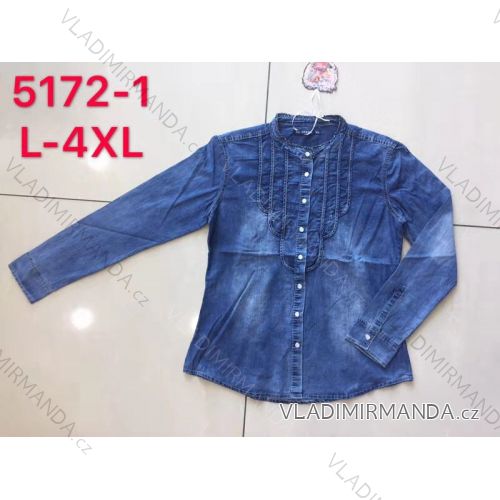 Women's denim shirt (l-4xl) GOURD LEX195172-1
