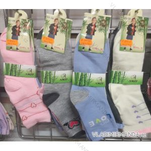Ponožky bambusové dětské dorost dívčí (31-38) AMZF B-8050