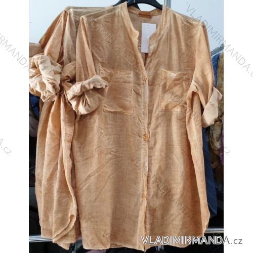 Tunika Tričko 3/4 dlouhý rukáv dámské (uni xl/2xl) ITALSKá MODA IM1219089