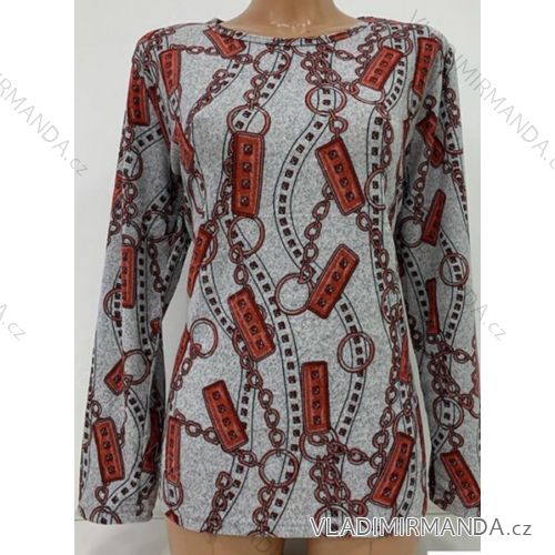 Women's T-shirt warm long sleeve oversized (l-3xl) ERBOSSI PM119230