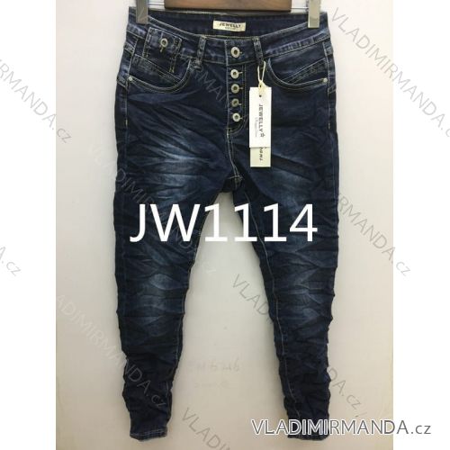 Kalhoty rifle jeans dámské (xs-xl) JEWELLY LEXXURY LEX19JW1114
