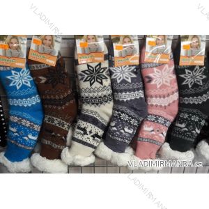 Ponožky teplé bavlněné dámské (35-42) AMZF PB-603-1