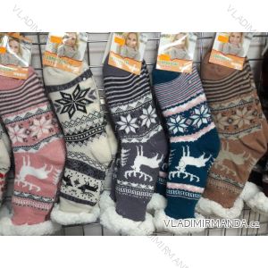 Ponožky teplé bavlněné dámské (35-42) AMZF PB-602-1