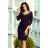 224-1 Sports dress with a welt - dark blue
