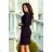 224-1 Sports dress with a welt - dark blue
