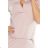 161-5 AGATA - dress with a collar - pastel pink
