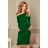 189-3 Sports dress with neckline - dark green
