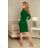 189-3 Sports dress with neckline - dark green
