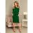 189-3 Sports dress with neckline - dark green
