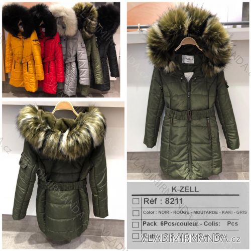 Winter jacket with hood and fur (K-ZELL ITALIAN MODA KZE188176