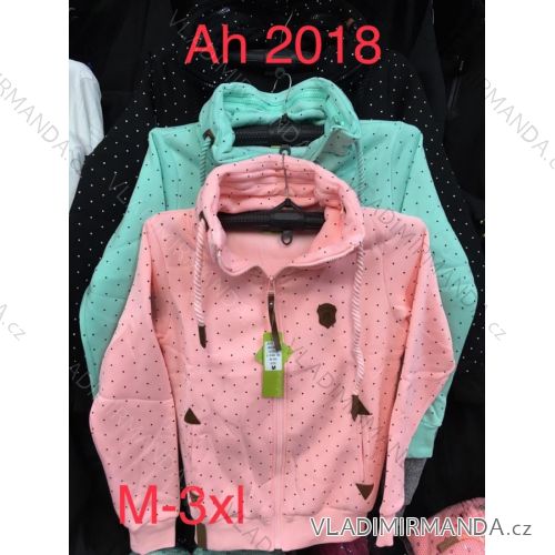 Mikina teplá zimná dámska (M-3XL) Vint VIN19AH2018