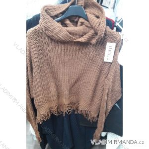 Women's knitted long sleeve sweater short (uni sl) ITALIAN MODA IM919925
