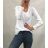 Tunika T-Shirt Langarm Damen (uni s / m) ITALIENISCH MODA IM1219014