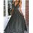 Summer long sleeveless dress women's flowered (s-xl) AFASHION AF19190 menthol M (EU 38 / Pants 29)
