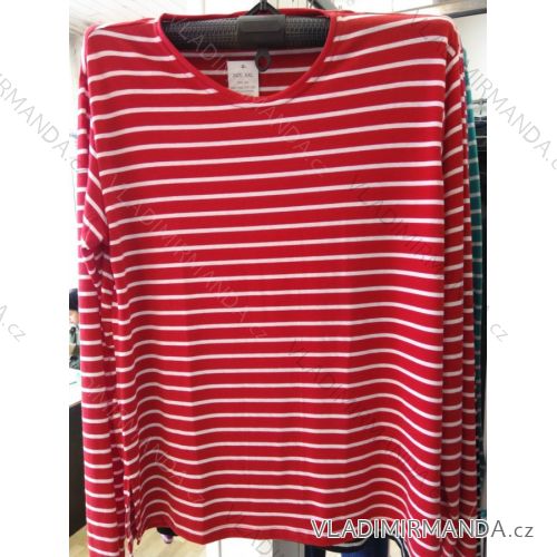 T-Shirt Langarm gestreift Damen (M-2XL) NAN YUAN 203-1
