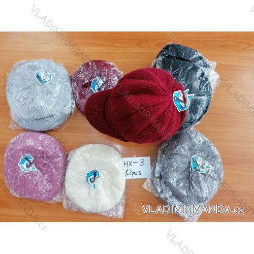 Women's winter cap with peak (ONE SIZE) DELFIN HX-3