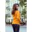 262-1 Hooded Sweatshirt with Pockets - Mustard
