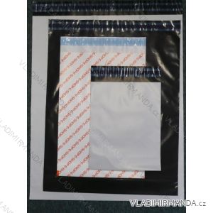 E-shop sáček jednobarevný s permanentní lepící páskou (380x450+40+40x0,07) ES380450