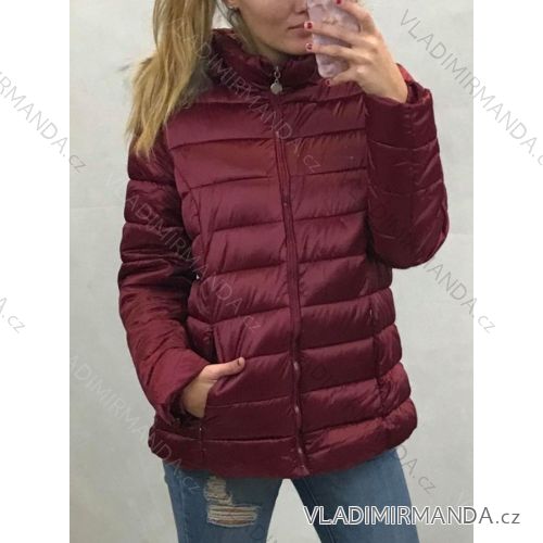 Jacke Winterjacke mit Kapuze und Fell Damen Übergröße (46-54) POLISH FASHION BLI19YP-18057-12